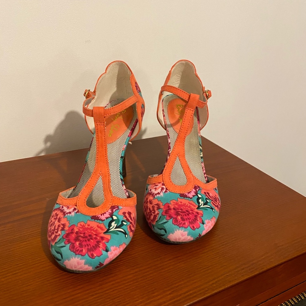 Rubyshoo Pink Floral Heels